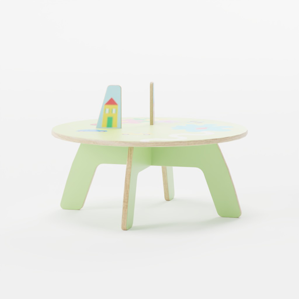 table-TOWN_Frame_Green