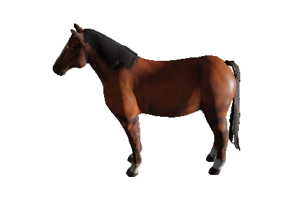 horse_textured_low_poly