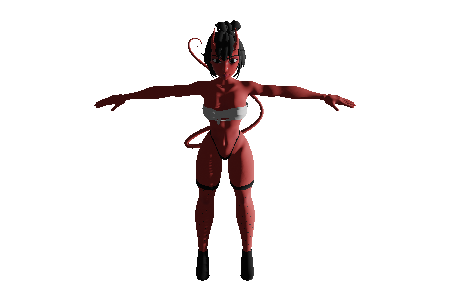 female_demon_girl_body_mesh_free