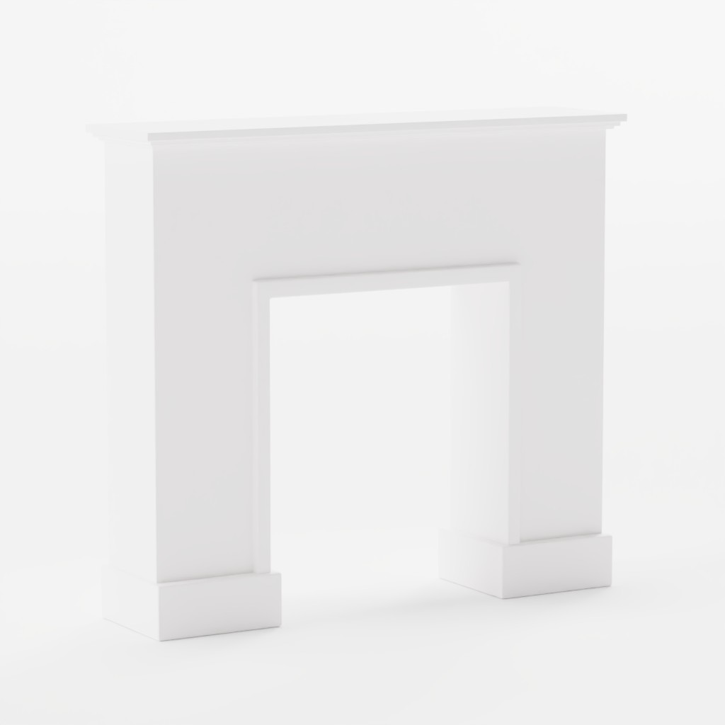 cabinet-minimalist_fireplace_console_frame_white