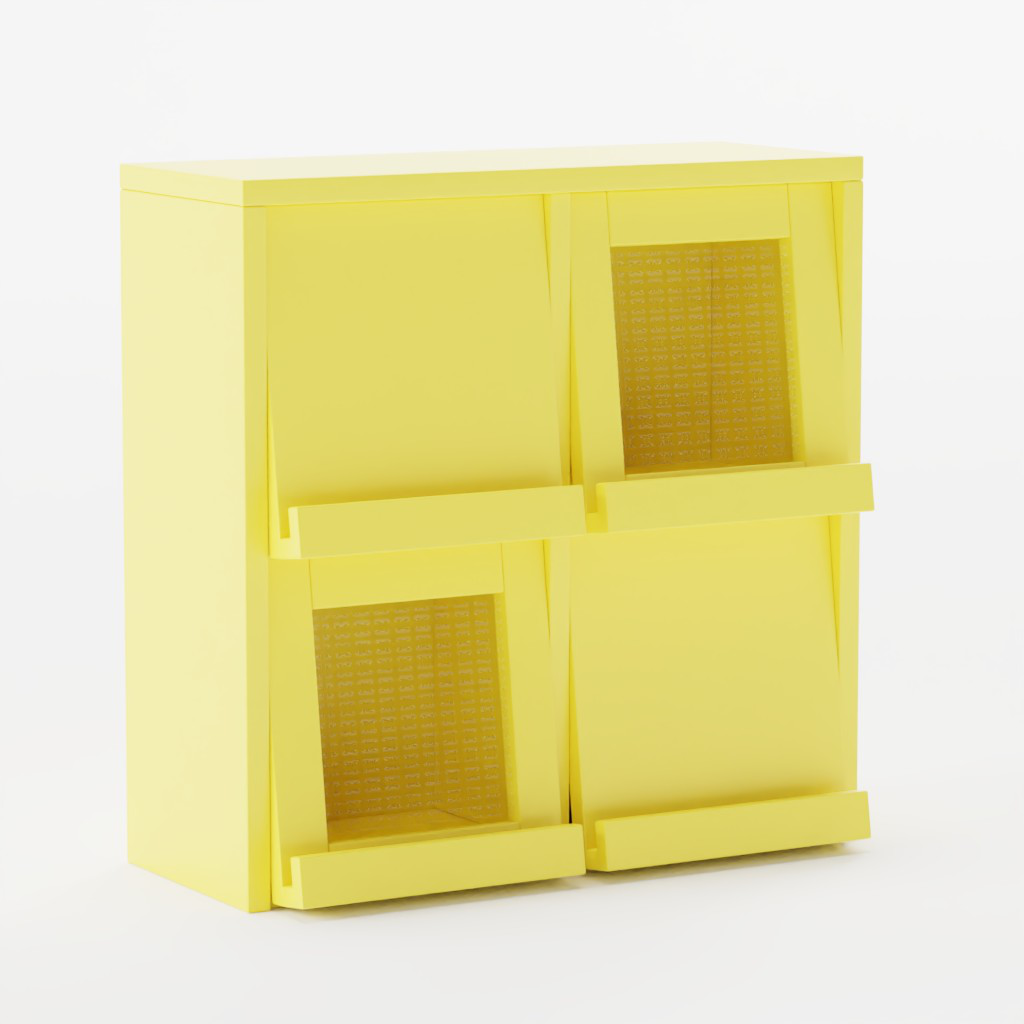 cabinet-361380_frame_yellow